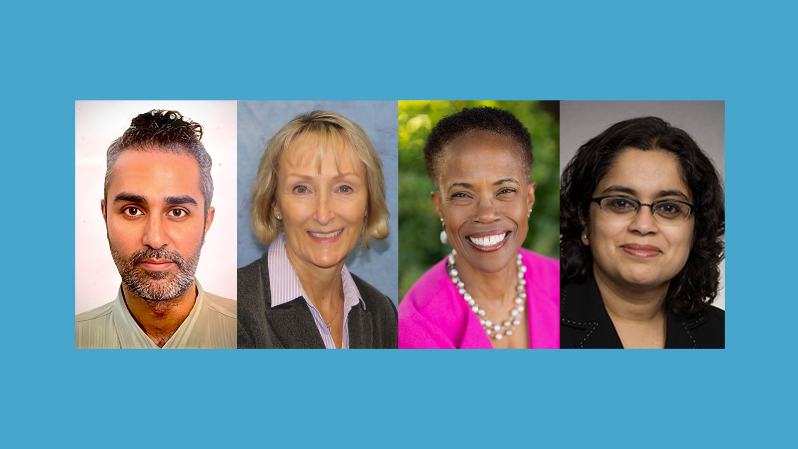 From left to right: Harmandeep Singh Boparai, MD, Bonnie Milas, MD, Marie Theard, MD, FASA, and Monica Vavilala, MD