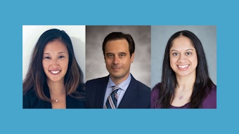 From left to right: Beverly Chang, MD, Robert F. Groff, MD, and Alisha Sachdev, MD, FASA