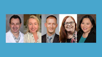 From left to right: Oren Bernstein, MD, FASA, Amanda Arnzen, MD, Mark Cheney, MD, Christine Doyle, MD, MBI, FASA, and Cindy Ku, MD, FASA