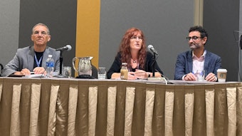 From left to right: William Rosenblatt, MD, Lauren Berkow, MD, FASA, and Michael Aziz, MD