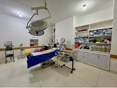 The two operating rooms made available for our surgical camp easily accommodated our team with ample space for local interns to observe and learn about head and neck surgery. All supplies were brought from the U.S. to avoid burdening the local hospital, and remaining supplies were donated to Kiwoko Hospital or UCI at the end of the camp.