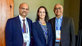 From left to right: Sanjay Sinha, MD, Sylvia Wilson, MD, and Santhanam Suresh, MD, MBA, FASA