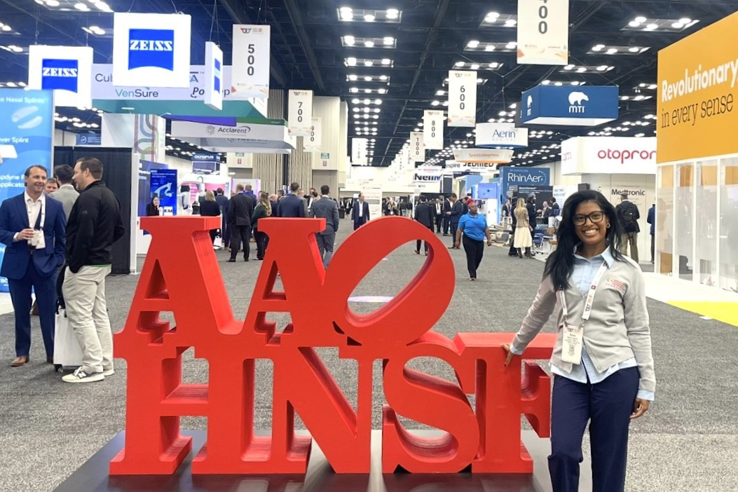 Keiana at the AAO-HNSF 2025 Annual Meeting & OTO EXPO.