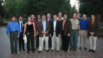 Gregory S. Weinstein, MD, and Bert W. O'Malley, Jr, MD, taught TORS to colleagues at the First TORS Research Workshop in October 2006 in Sunnyvale, California, October 2006. From right to left: Eric Gendon, Jan Kastenbauer, William Carole, John Salassa, Greg Grillone, Enver Ozer, Bert O’Malley, Jr, Christopher Holsinger, Gregory Weinstein, Frank Civantos, Richard Smith, Catherine Moore, Christopher Rassekh, and Ho Sheng-Lin.
