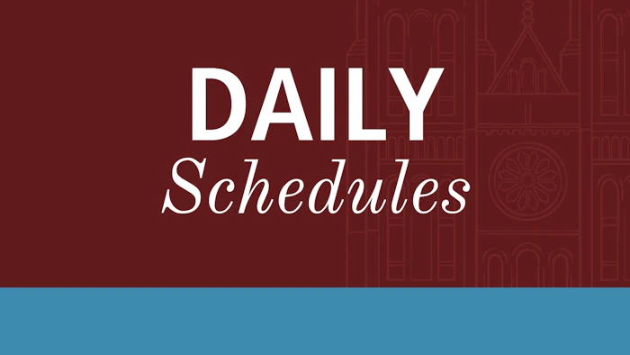 Daily Schedules
