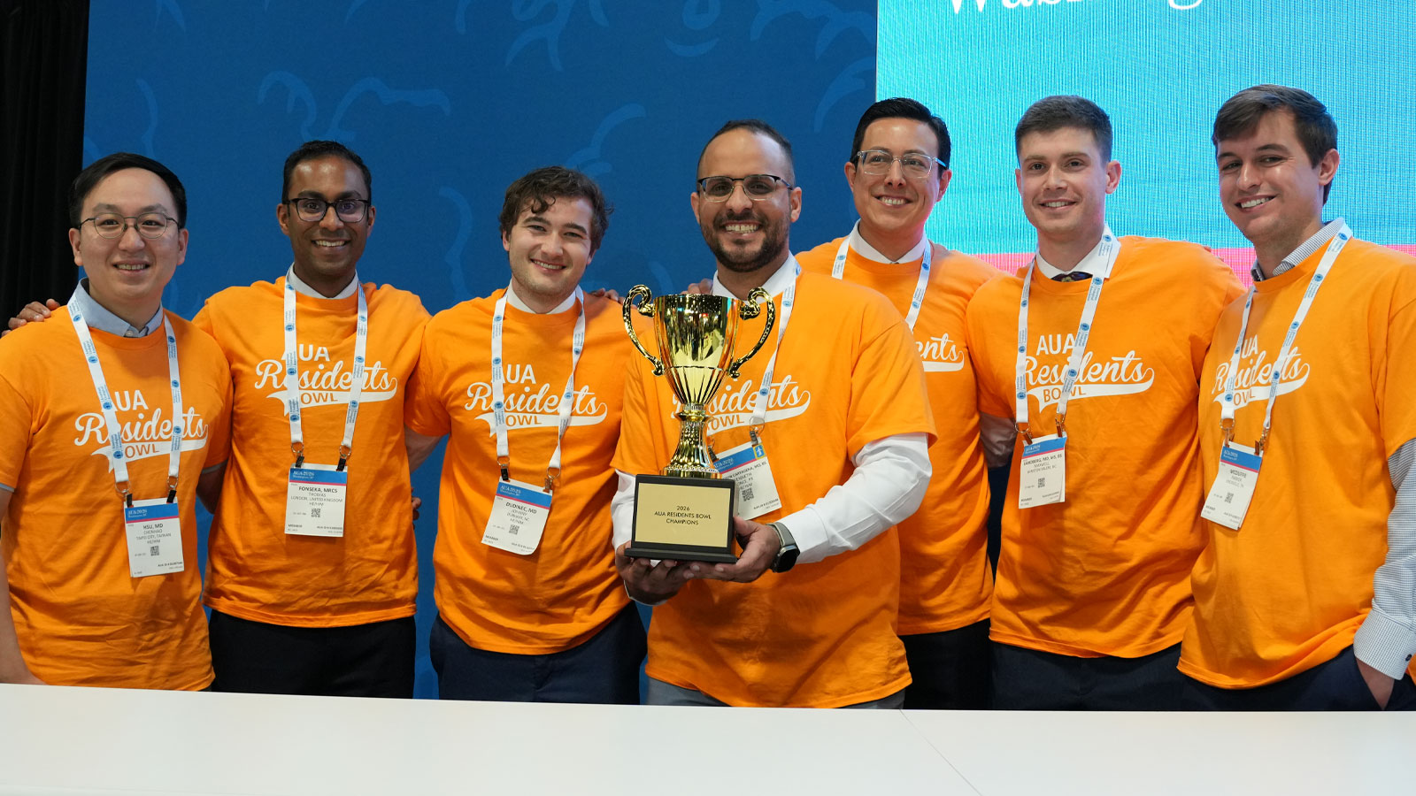 The FloBros, winners of the 2026 Residents Bowl